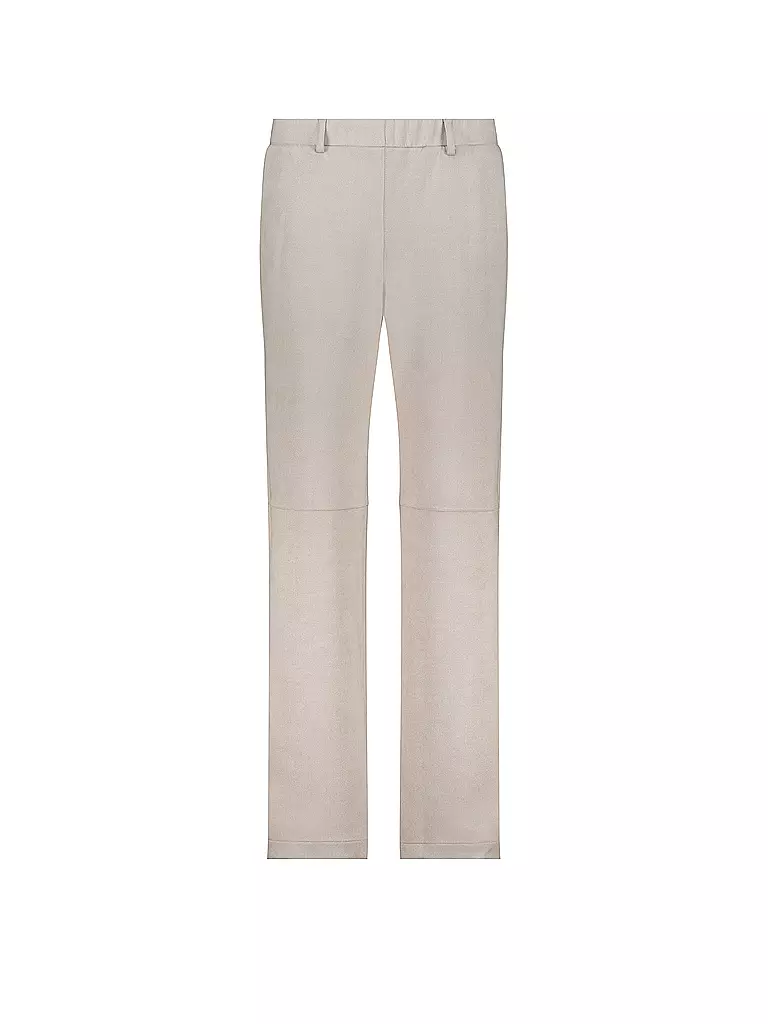 MONARI | Pantalones con aspecto de cuero | Beige