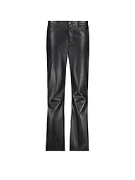 MONARI | Pantalones de imitación de cuero | Negro