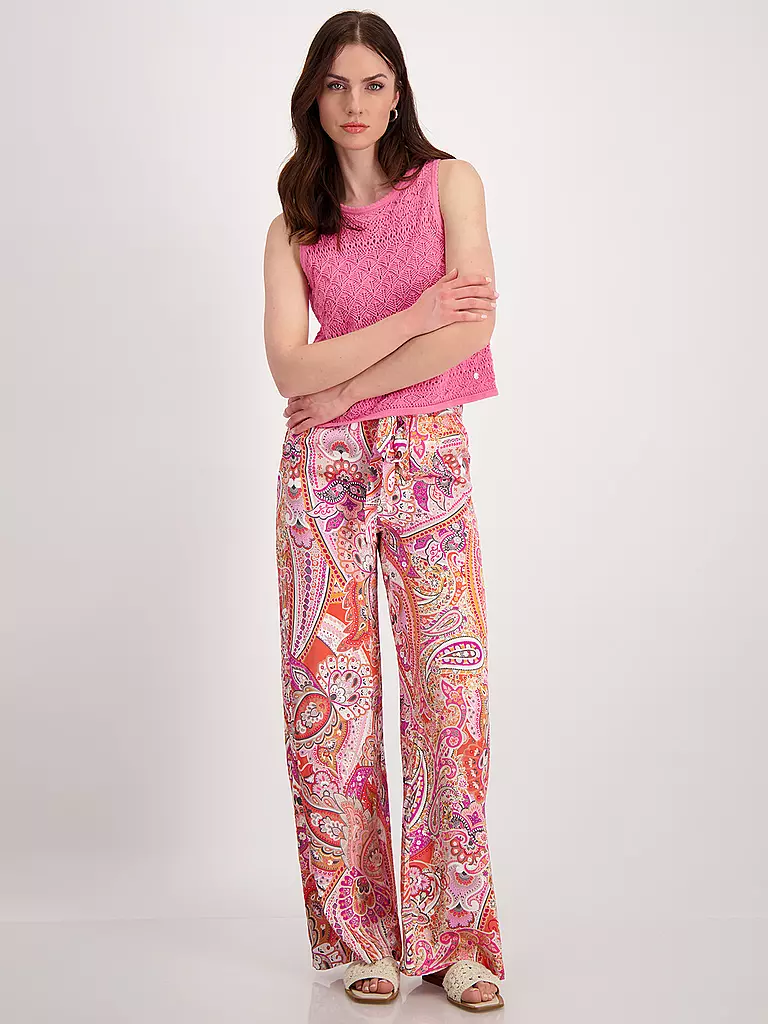 MONARI | Pantalones Marlene | Coral