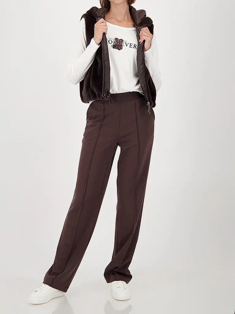 MONARI | Producto: Hose Flared Fit | Marrón