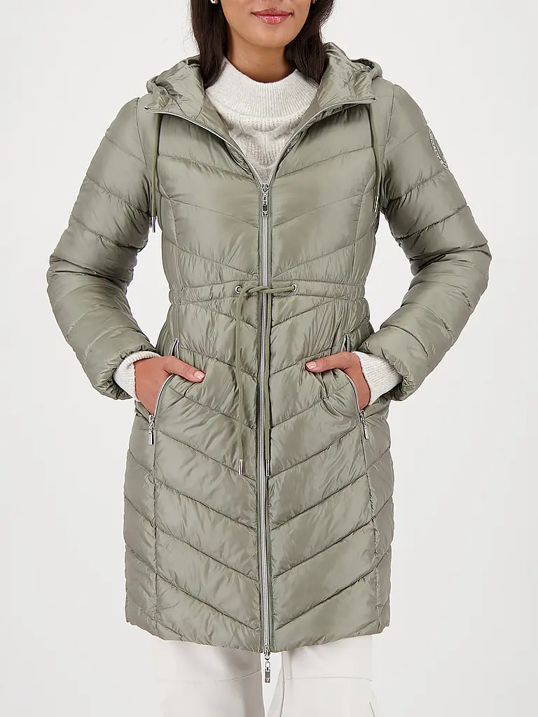 MONARI | Produktname: Abrigo acolchado
Marke: MONARI
Farbe: olive
Kategorien: Moda, Damen

Ärmellänge: Manga larga
Material: Poliéster / Poliamida
Kragenform: Capucha
Musterung: Unicolor
Passform (Oberbekleidung): Regular
Stil: Glamour
Details: Acolchado, Bolsi | 