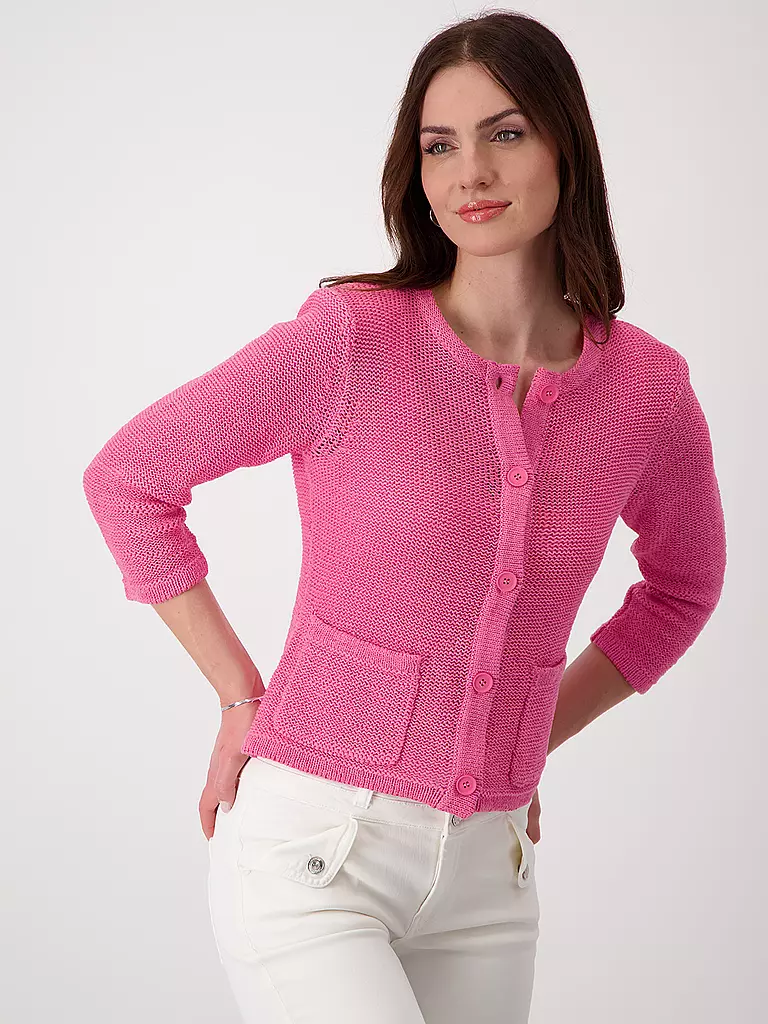 MONARI | Strickjacke | Fucsia