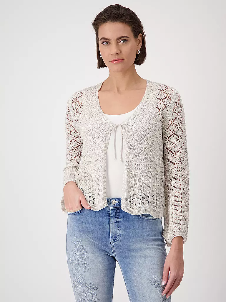 MONARI | Strickjacke | Crema