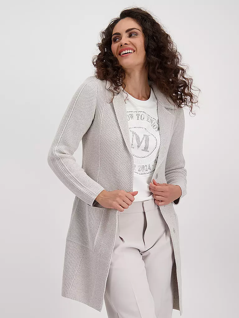 MONARI | Strickmantel | Crema