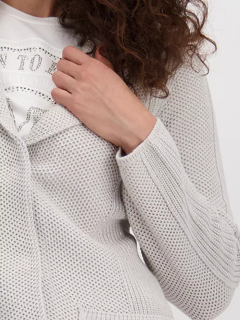 MONARI | Strickmantel | Crema
