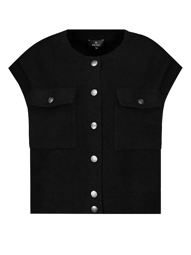 MONARI | Strickweste | Negro