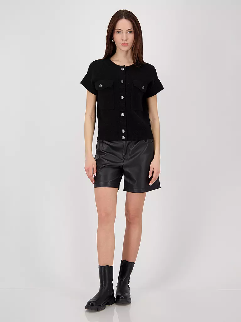 MONARI | Strickweste | Negro