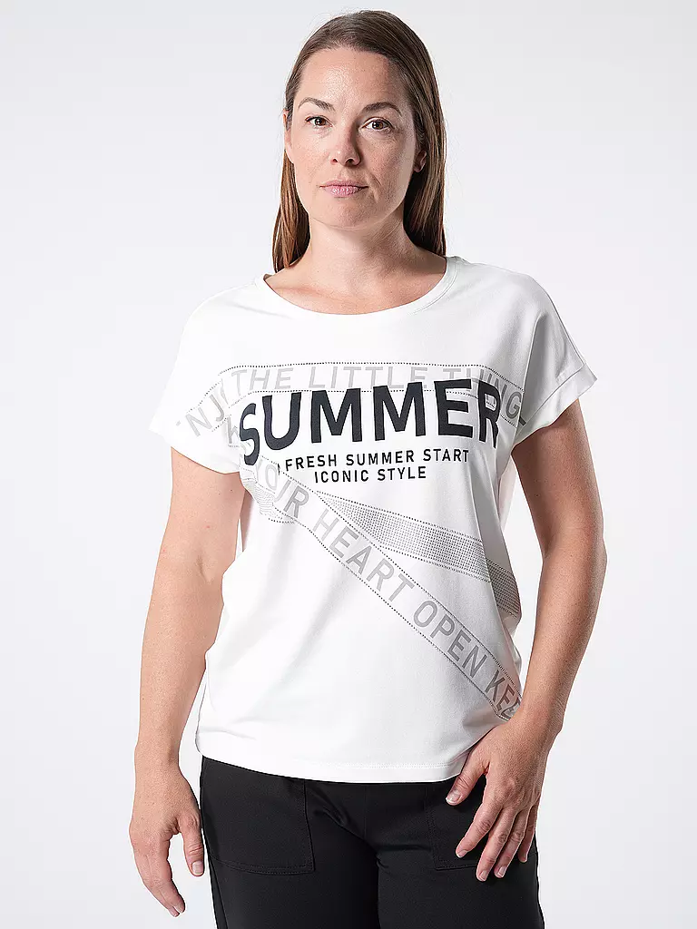 MONARI | T-Shirt  | Blanco