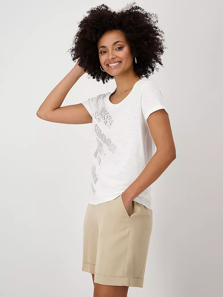 MONARI | T-Shirt SARDINIEN | Crema
