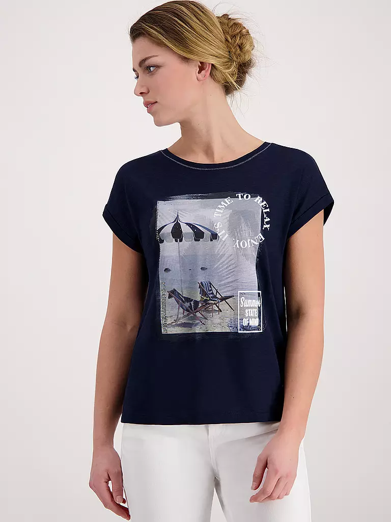 MONARI | T-Shirt | Azul oscuro