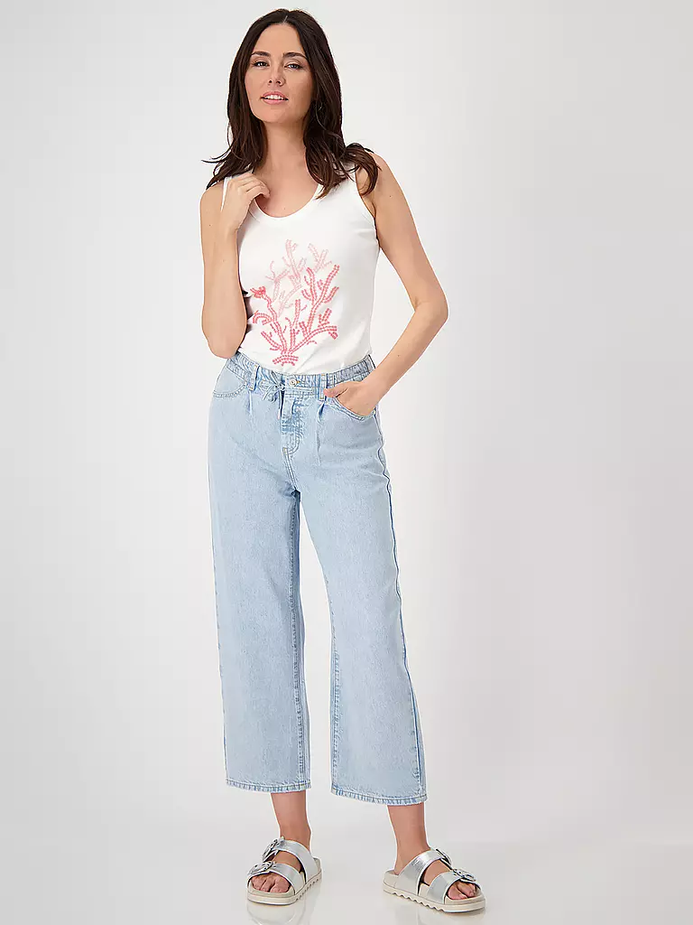 MONARI | Vaqueros 7/8 | Azul