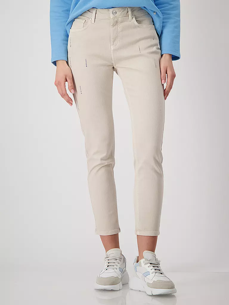 MONARI | Vaqueros Skinny Fit 7/8 | Beige
