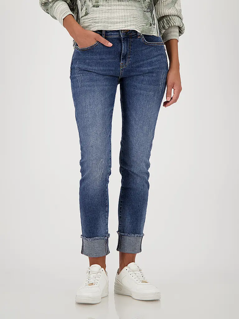 MONARI | Vaqueros Skinny Fit 7/8 | Azul