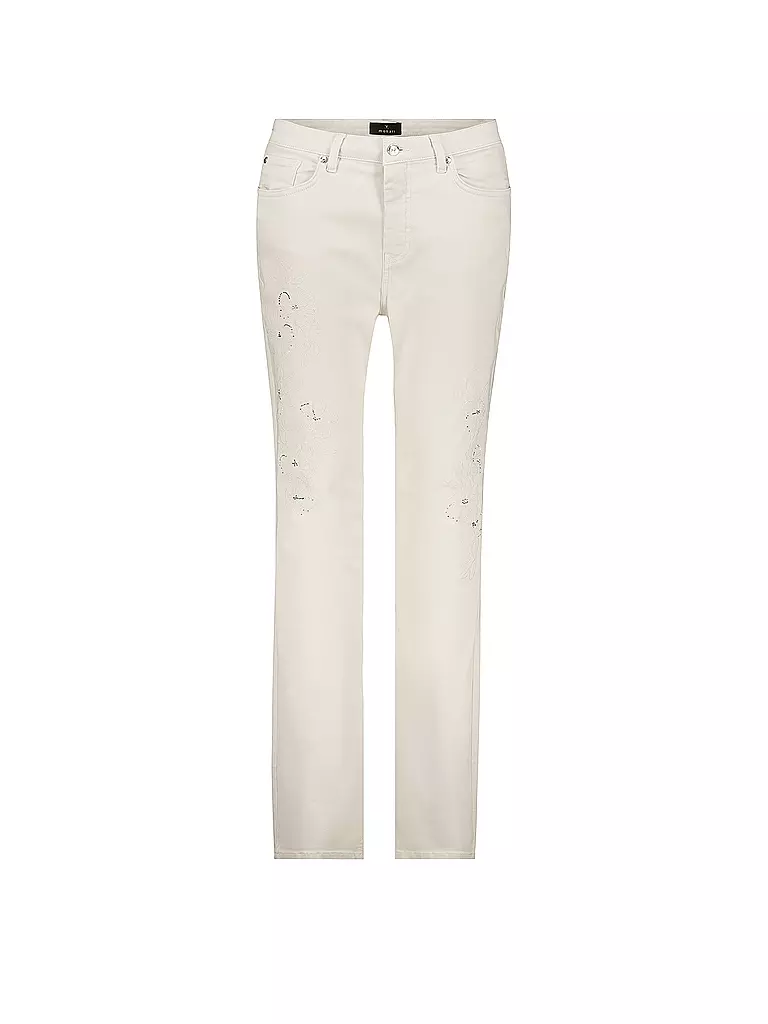 MONARI | Vaqueros Slim Fit | Crema