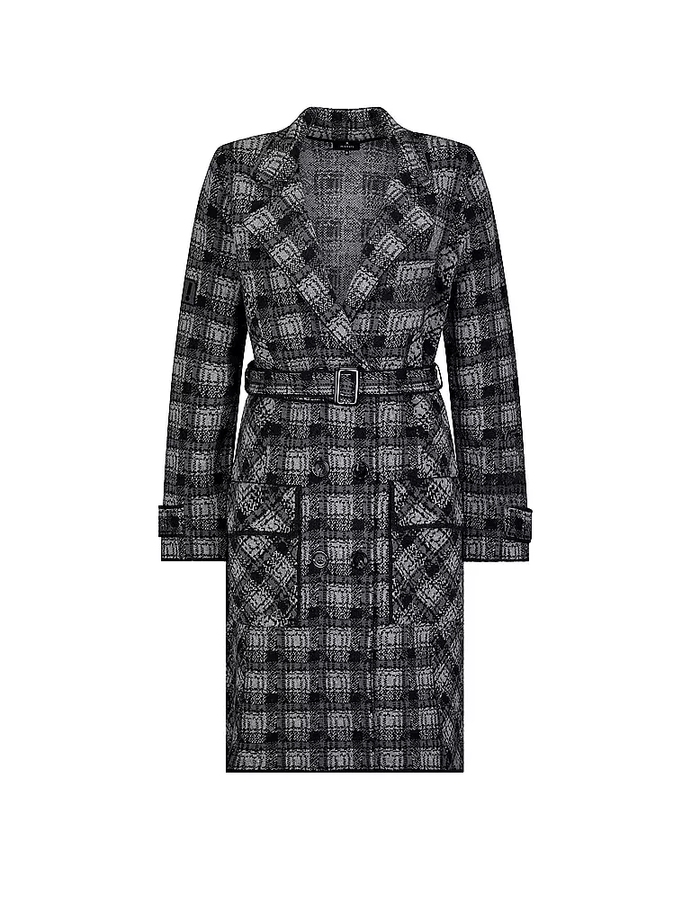 MONARI | Wollmantel | Negro