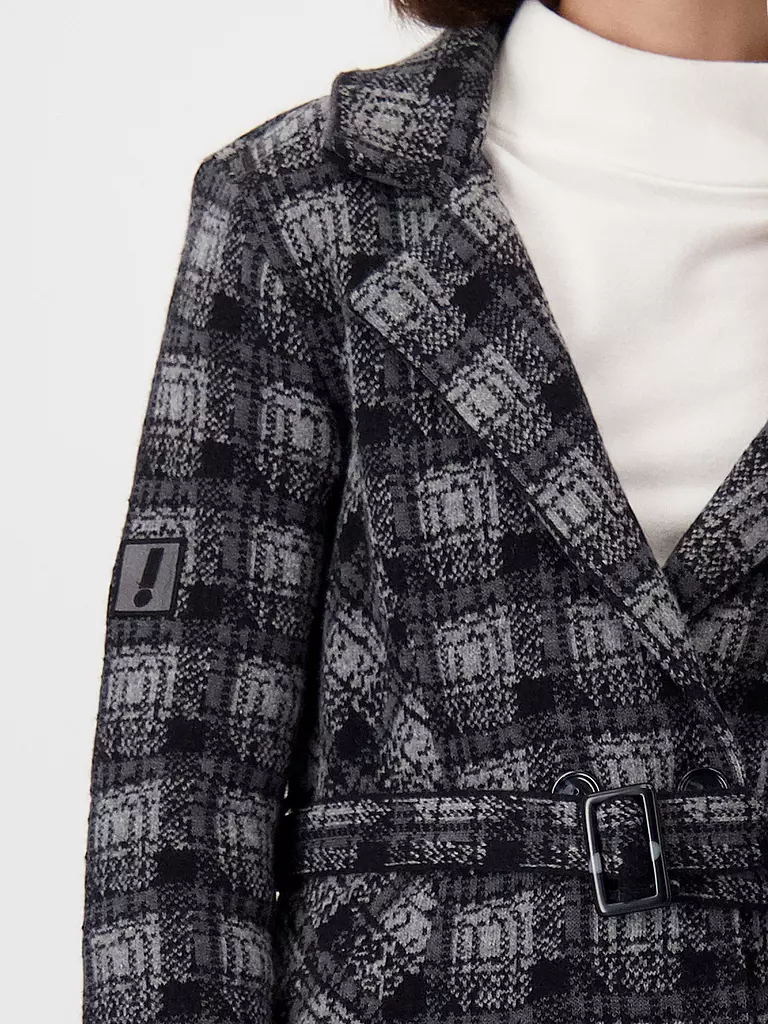 MONARI | Wollmantel | Negro