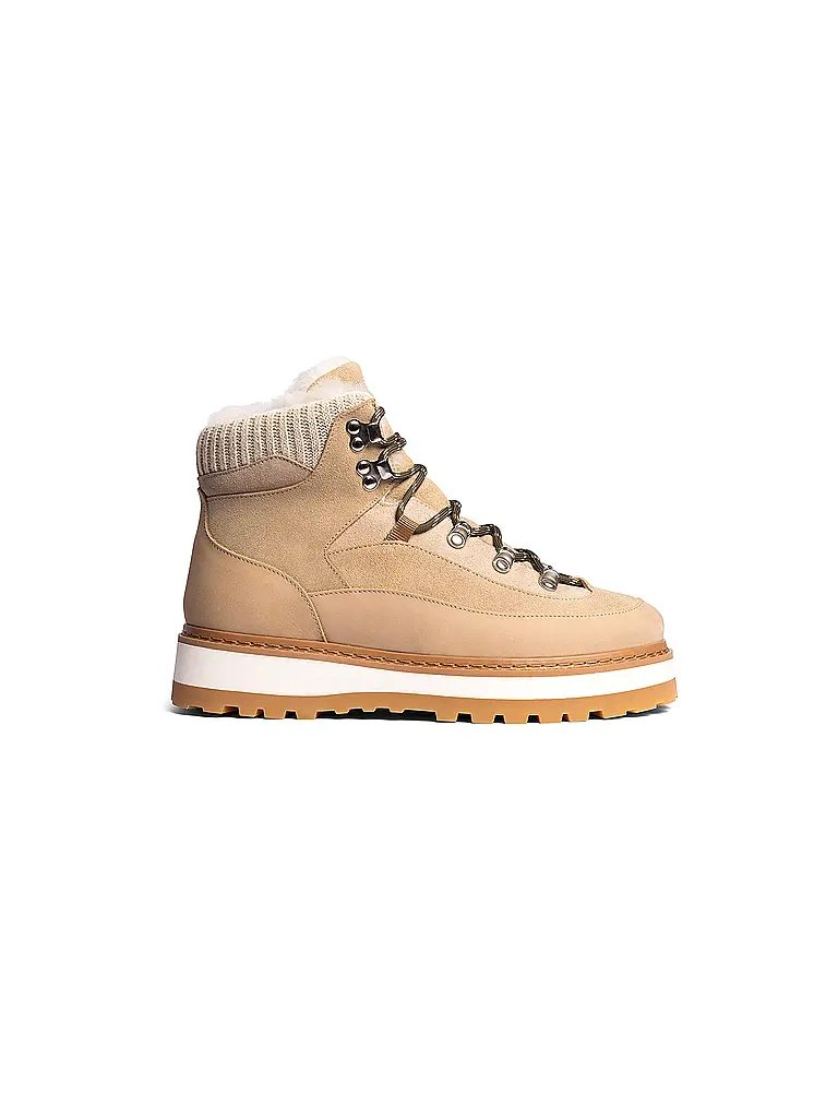 MONO | Botas con cordones TAG CAP | Beige