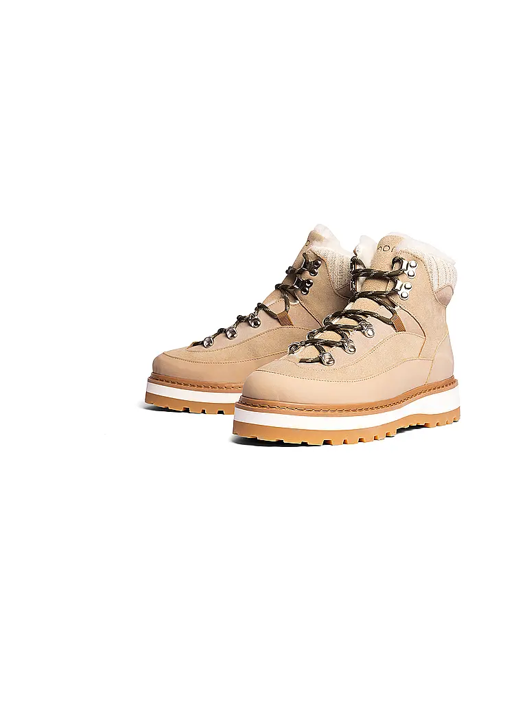 MONO | Botas con cordones TAG CAP | Beige