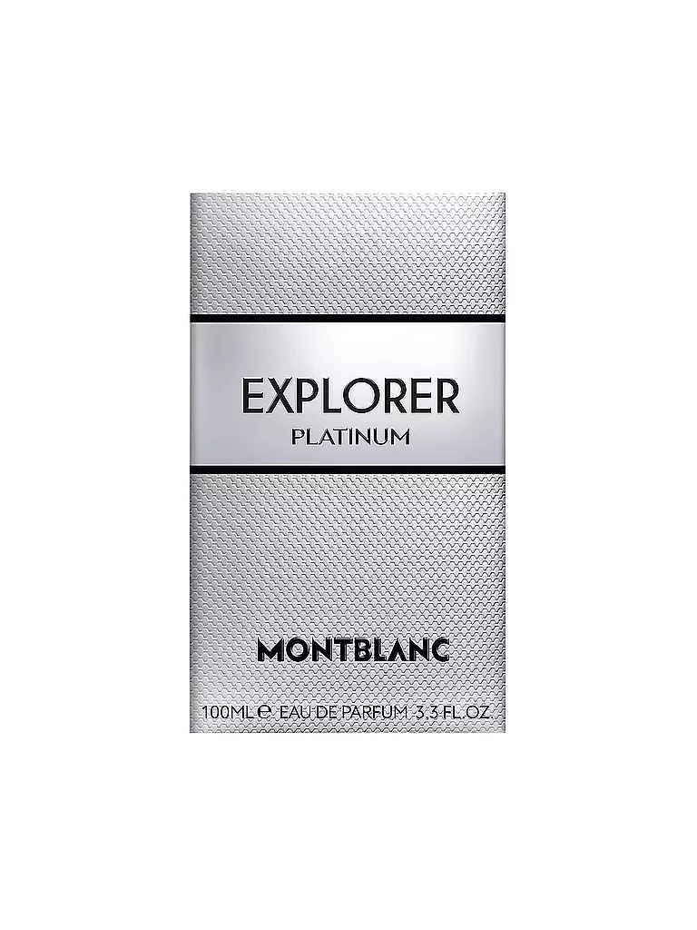 MONT BLANC | Explorer Platinum Eau de Parfum 100ml | Sin color