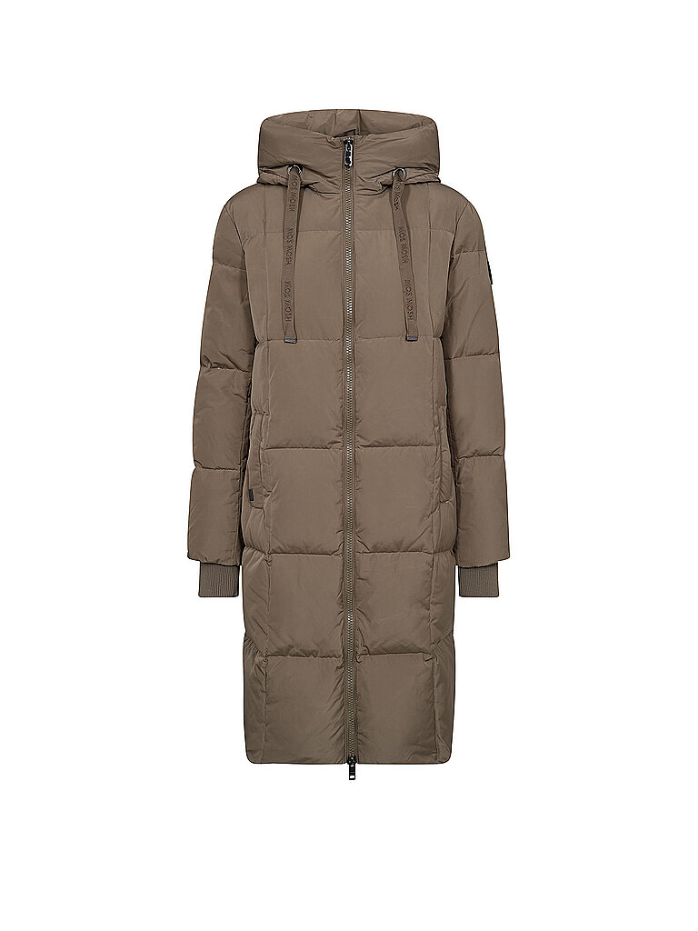Abrigo acolchado de plumón MMNOVA beige S