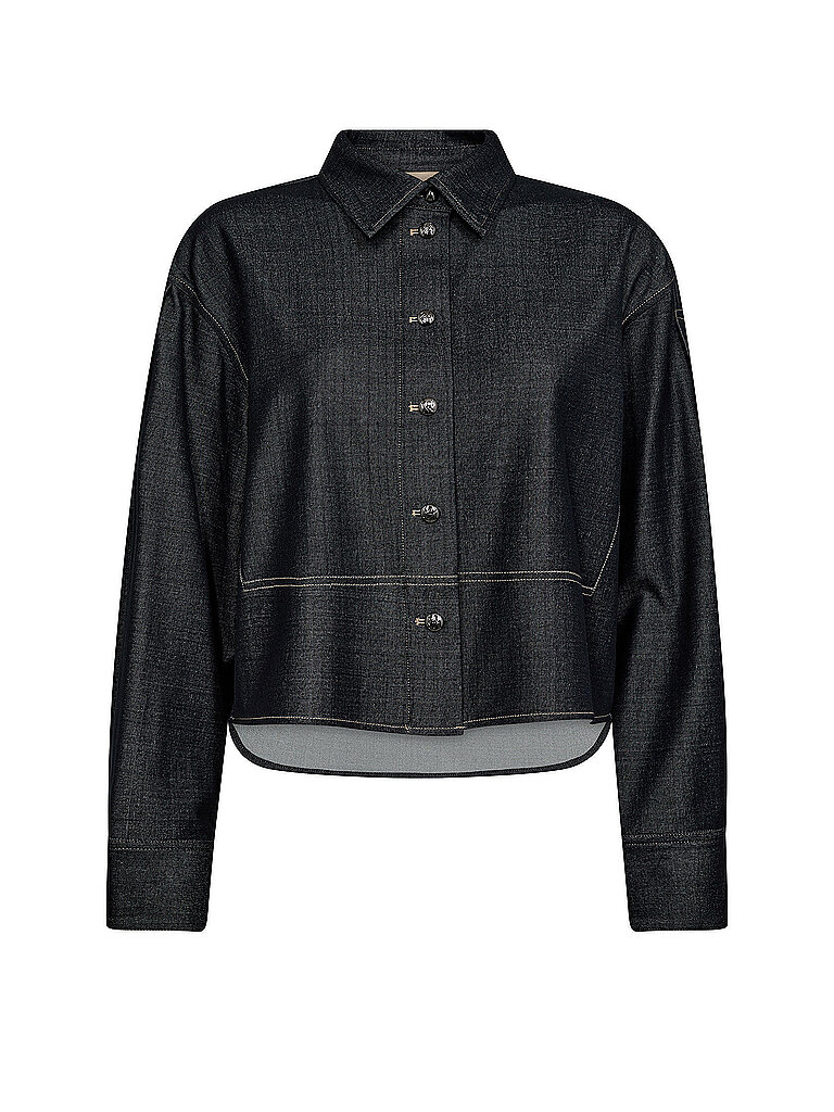 Jeansbluse MMANELACILLA azul oscuro S