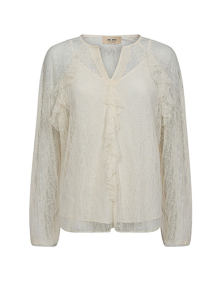 Blusa MMEIKALACE crema XS