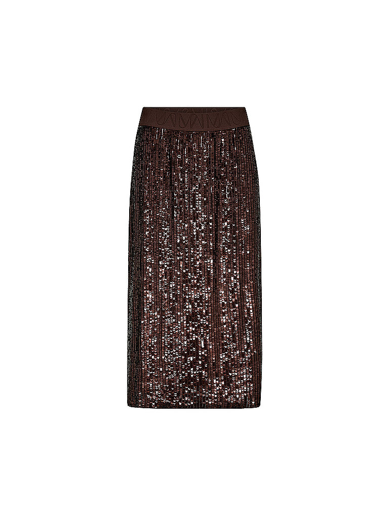 Midi falda MMADELINABEZA marrón S