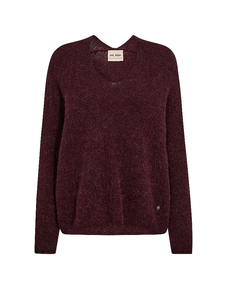 MOS MOSH Pullover MMTHORAV rojo oscuro