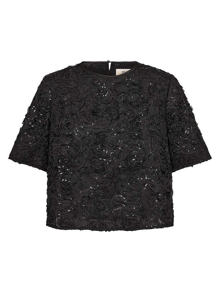 MOS MOSH Camiseta MMREYASEQUINS negro