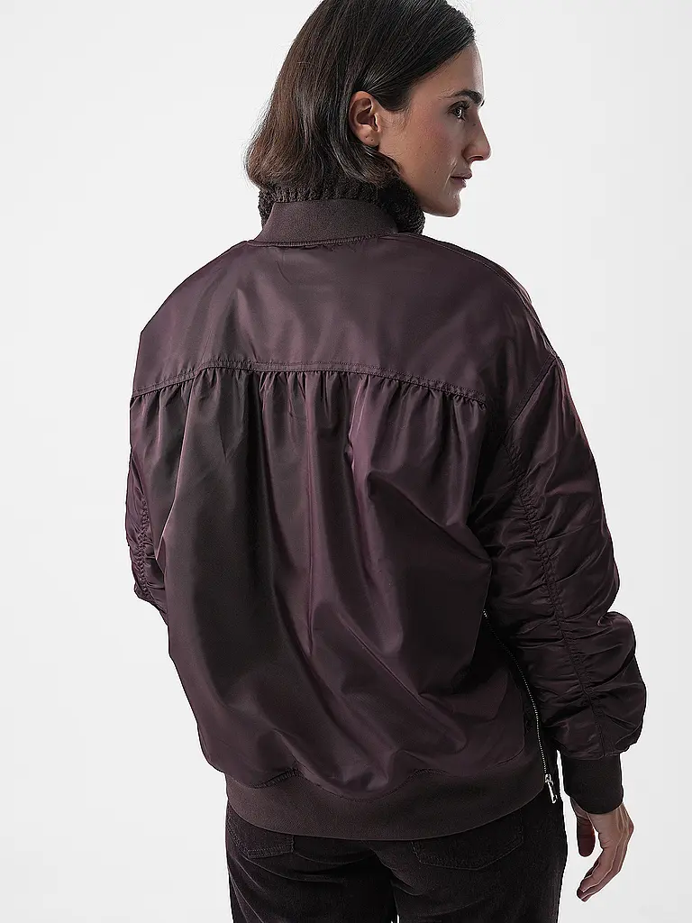MOS MOSH | Blusón MMRUBYBOMBER | Rojo oscuro