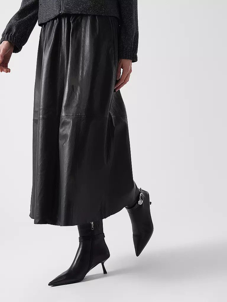 MOS MOSH | Falda de cuero MMDEENA | Negro