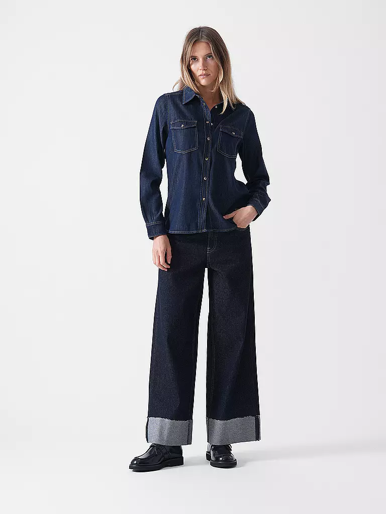 MOS MOSH | Jeansbluse MMNATALIE | Azul oscuro
