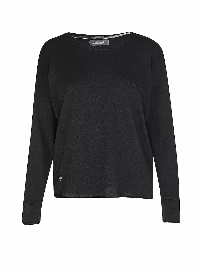 MOS MOSH | Langarmshirt MMGOLY O-LS  | Negro