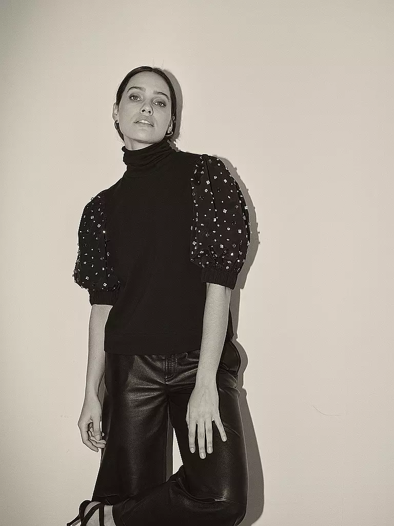 MOS MOSH | Lederhose MMGAZY | Negro