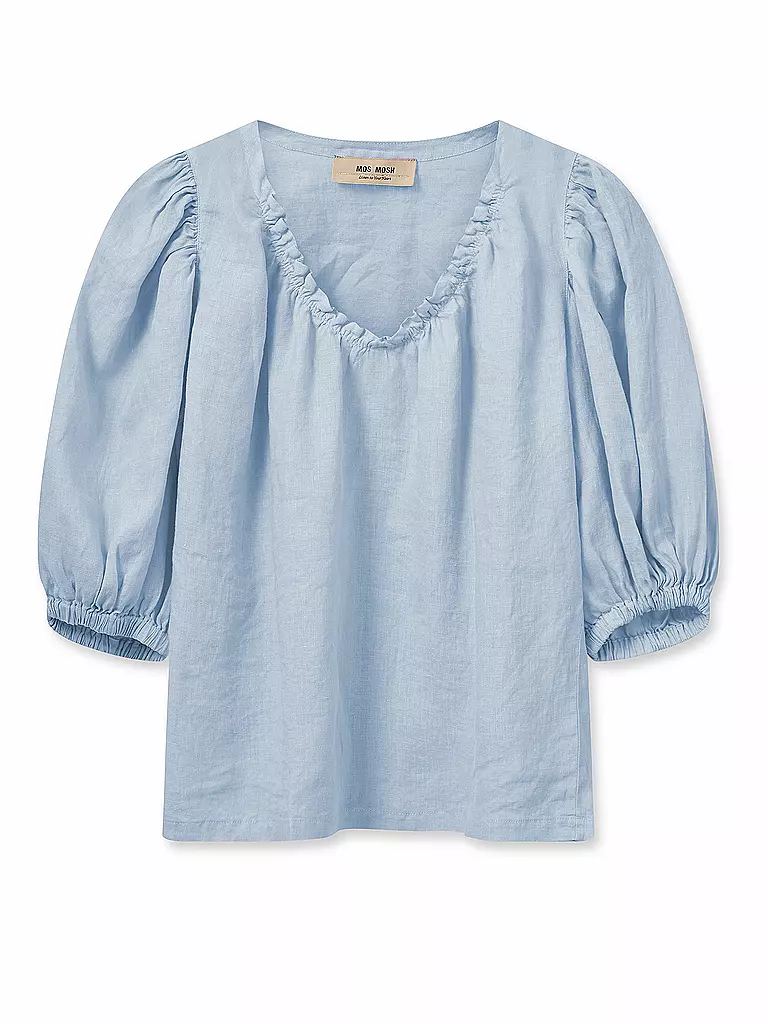 MOS MOSH | Leinenbluse MMTAISSA | Azul claro