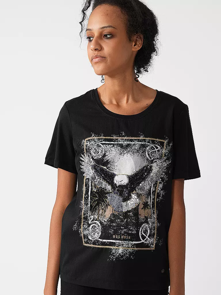 MOS MOSH | T-Shirt MMELLI | Negro