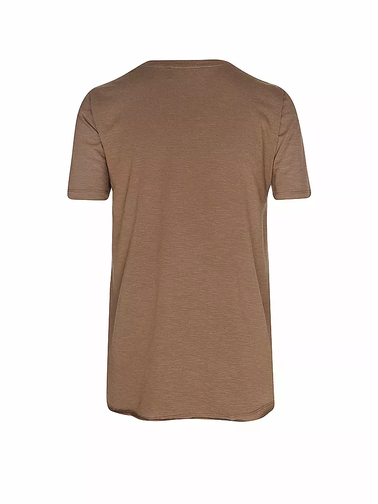 MOS MOSH | T-Shirt MMGETHIO-SSTEE | Marrón claro