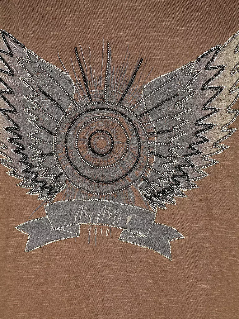 MOS MOSH | T-Shirt MMGETHIO-SSTEE | Marrón claro
