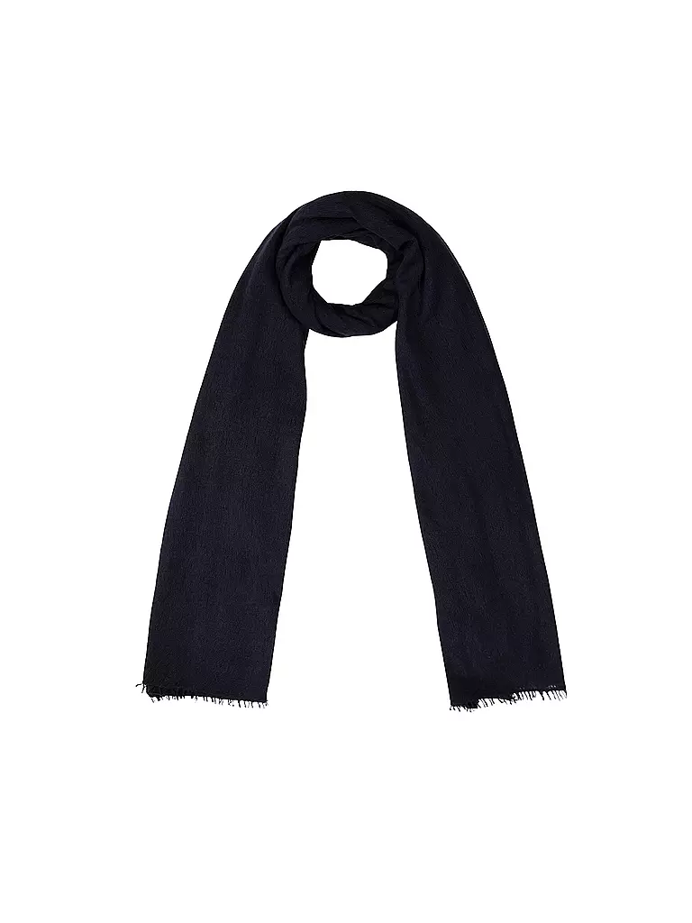 MOULETA | Chal de cachemira | Azul oscuro