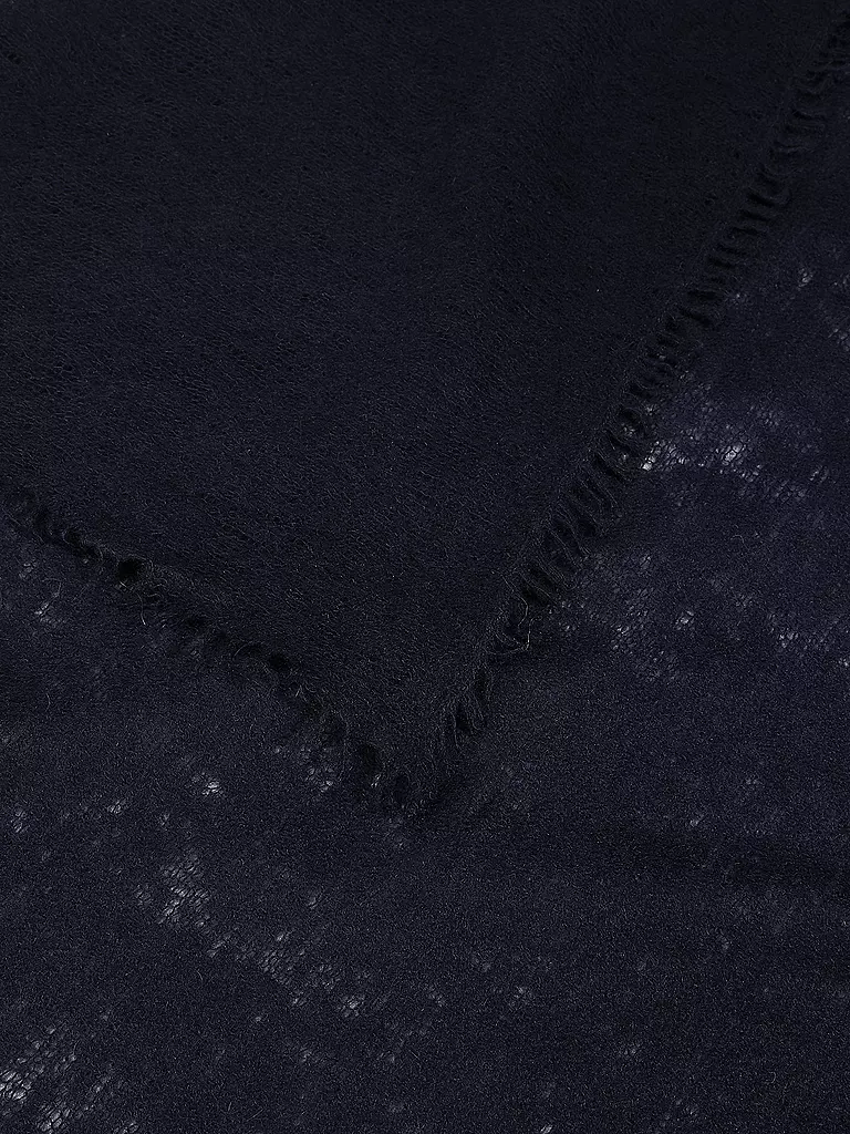 MOULETA | Chal de cachemira | Azul oscuro