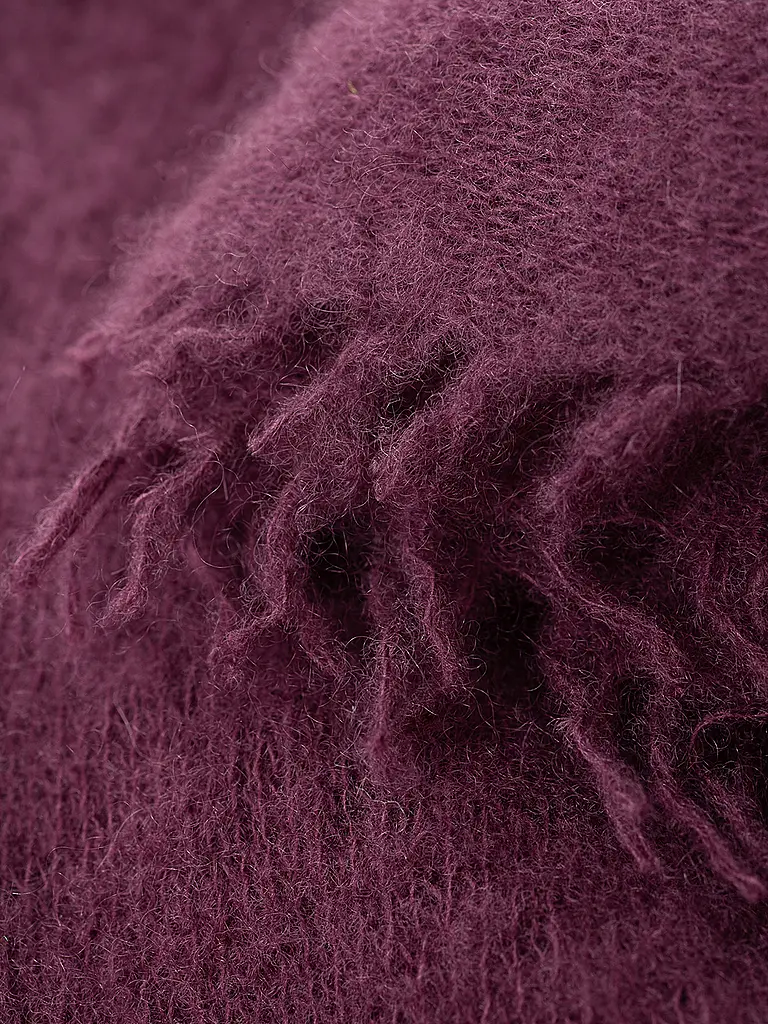 MOULETA | Chal de cachemira | Rojo oscuro