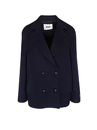 MSGM | Abrigo de lana | Azul oscuro