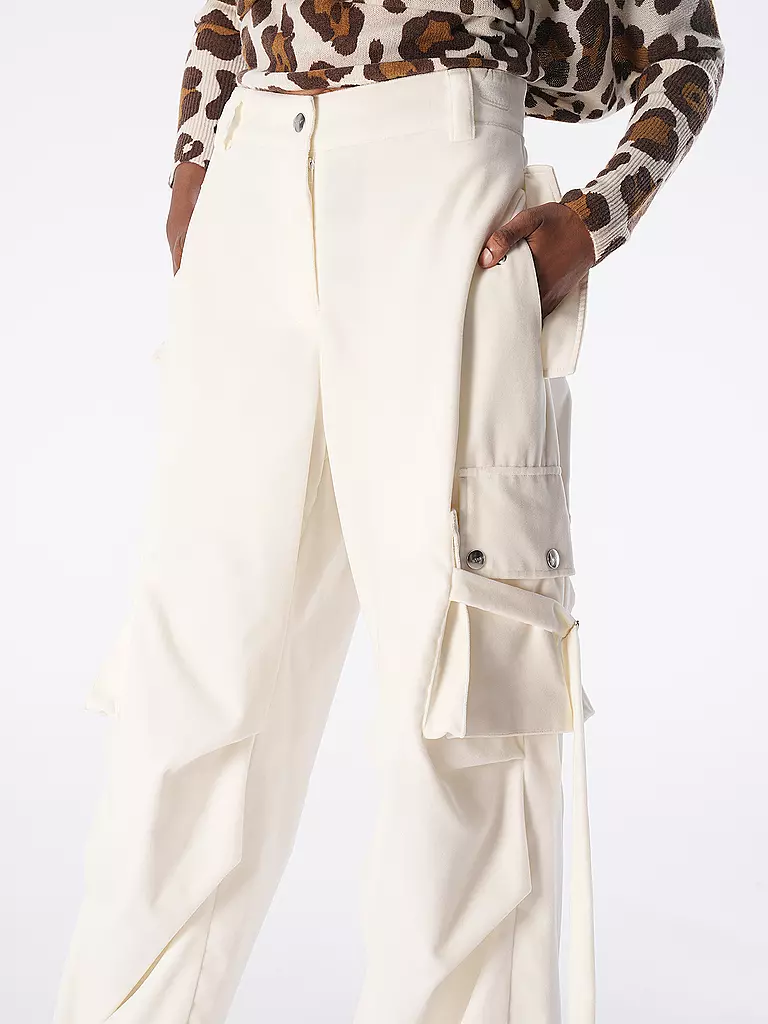 MSGM | Pantalones cargo | Crema