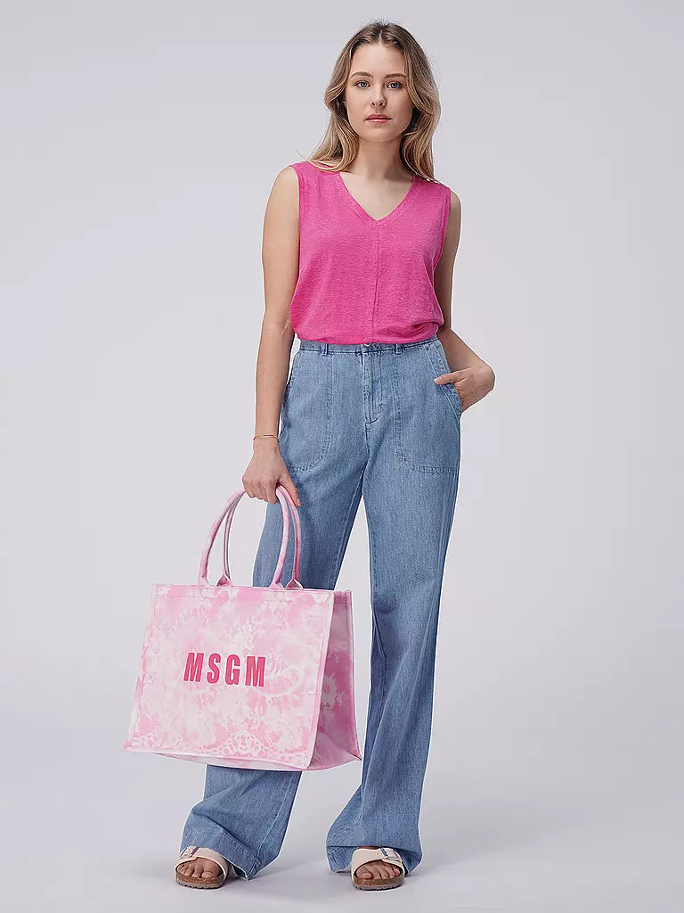 MSGM | Tasche - Tote Bag DONNA | Fucsia