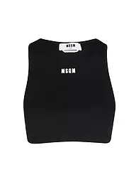 MSGM | Top Cropped Fit | Negro