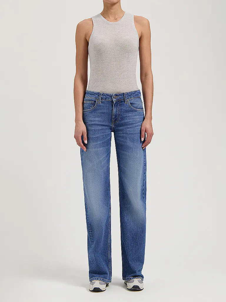 MUD JEANS | Jeans de corte recto CLEO | Gris