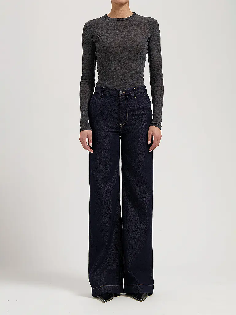 MUD JEANS | Jeans de pierna ancha JUNE | Azul oscuro