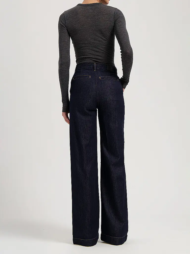 MUD JEANS | Jeans de pierna ancha JUNE | Azul oscuro