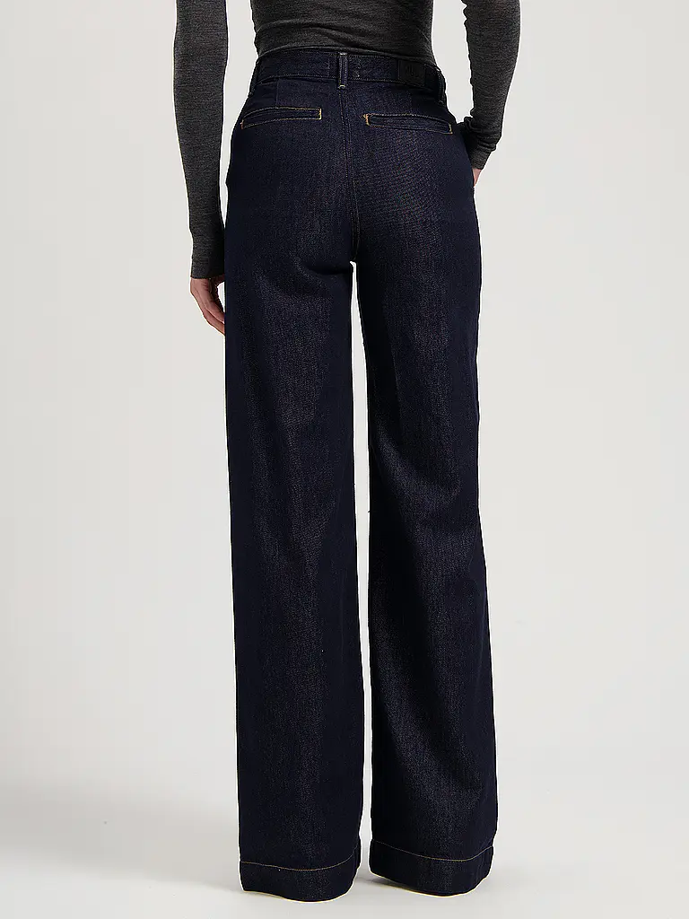 MUD JEANS | Jeans de pierna ancha JUNE | Azul oscuro