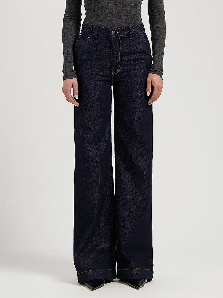MUD JEANS | Jeans de pierna ancha JUNE | Azul oscuro